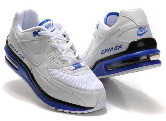 New Men'S Nike Air Max Ltd White/Blue/Black